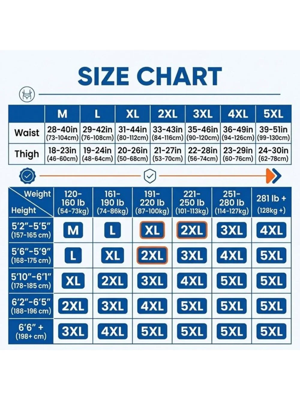 Men's Reusable Incontinence Boxer Briefs, Leak Proof Protection, Black, XL, 1pc